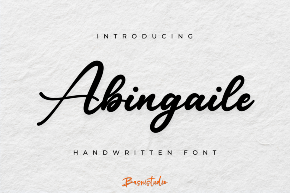 Abingaile: A Bold Handwritten Font for Web Design