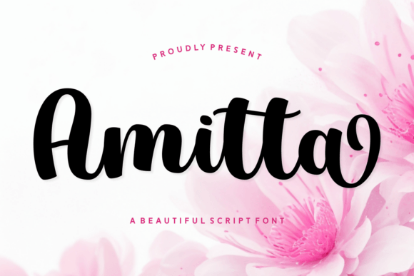 Amitta: A Bold Script Font for Modern Branding