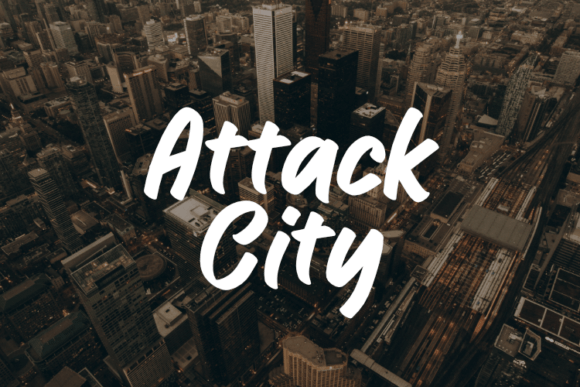 Attack City Font: Bold Type for Campaigns