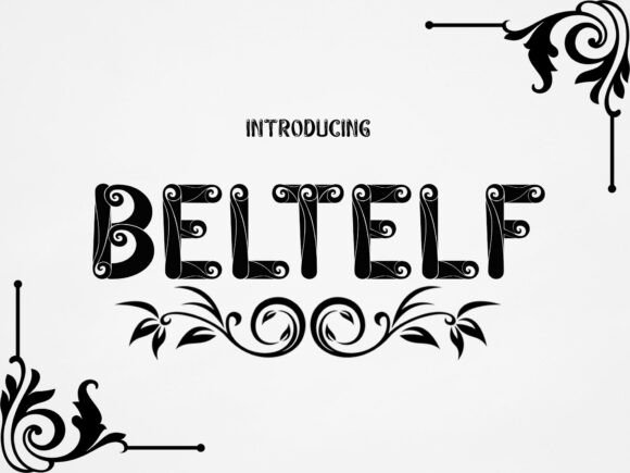 Beltelf: A Designer’s Review of This Decorative Typeface
