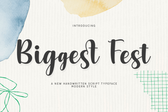 Biggest Fest Font: A Lively Script for Editorial Design