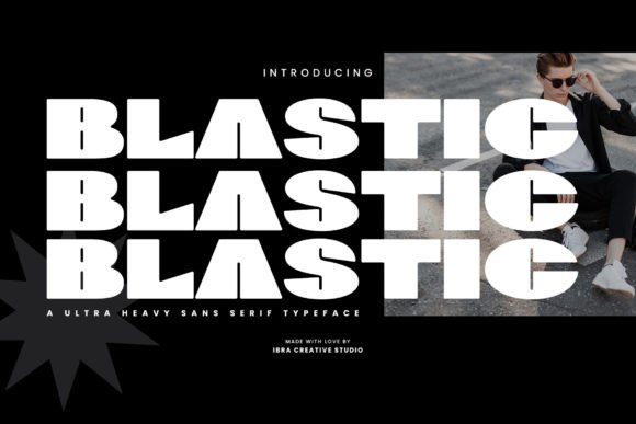 Blastic Typeface: Bold Sans Serif for Branding