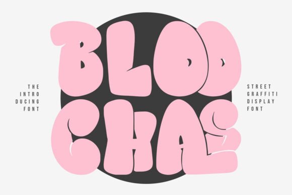 Bloochas: The Graffiti Display Font for Bold Campaigns