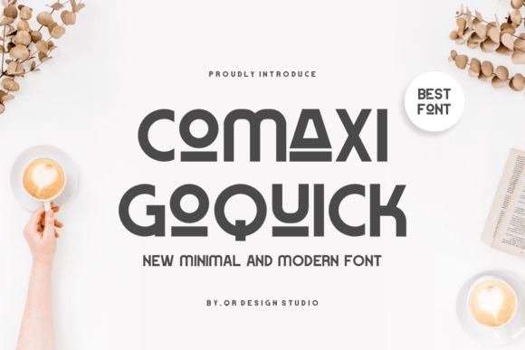 Comaxi Goquick: A Bold Sans Serif Font for Branding