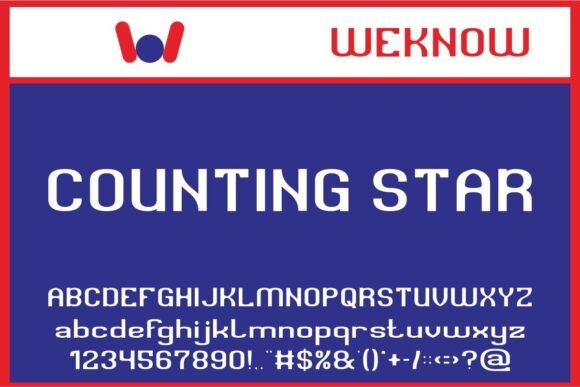 Counting Stars: A Clean Sans Serif Typeface for Editorial Design