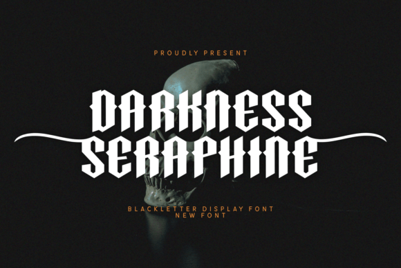Darkness Seraphine: A Bold Blackletter Font for Campaigns