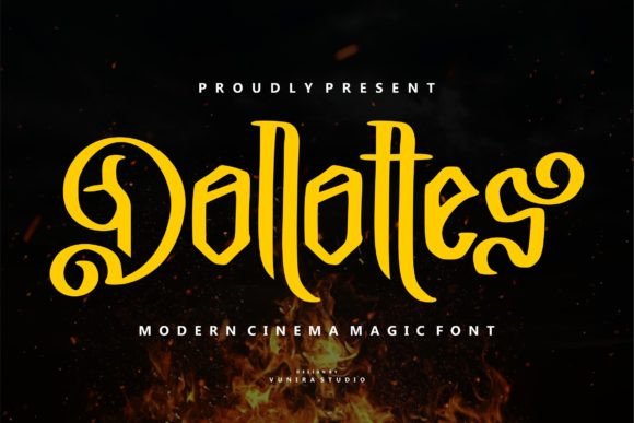 Dollottes: A Bold Blackletter Font for Modern Branding