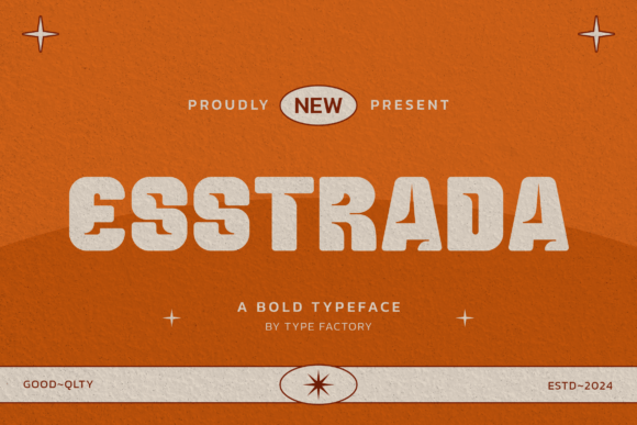Esstrada: A Bold Typeface for Modern Web Design