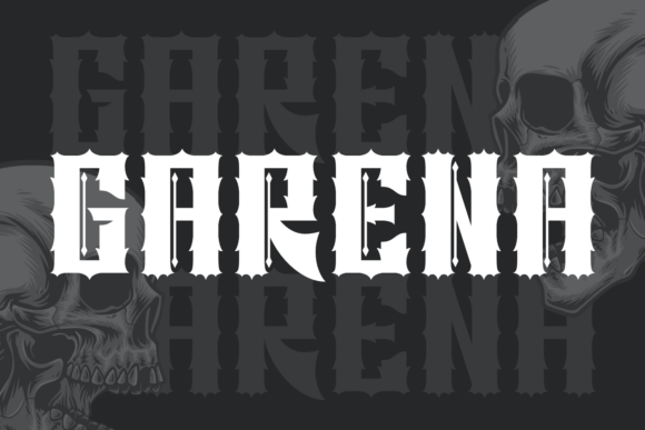 Garena: A Bold Blackletter for Modern Brand Identity