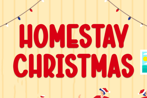 Homestay Christmas: A Playful Script Font for Brands