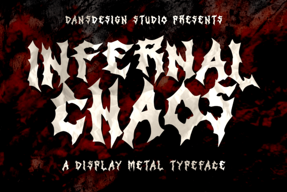 Infernal Chaos Font for Bold Brand Identity