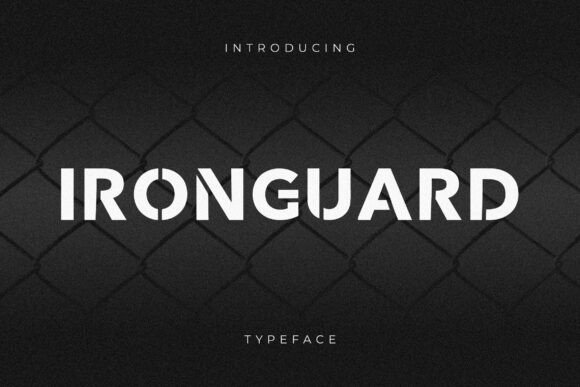 Iron Guard: A Bold Sans Serif Typeface for Modern Brands
