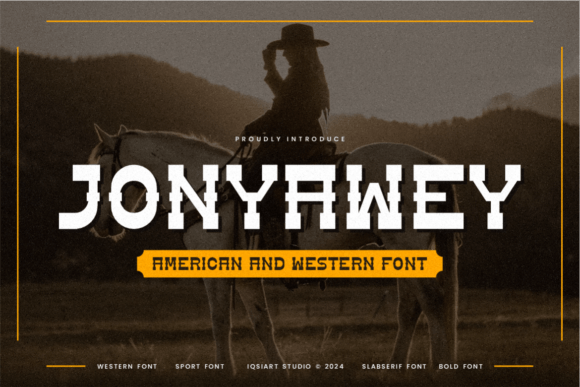 Jonyawey: A Bold Slab Serif Typeface for Web Design