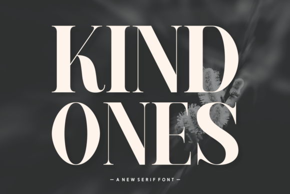 Kind Ones: A Serif Typeface for Warm Editorial Design
