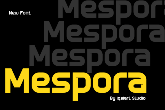 Mespora: A Bold Sans Serif Font for Clear Campaigns