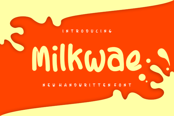 Milkwae Font: A Bold Typeface for Brand Identity