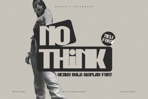 No Think: A Bold Sans Serif Typeface for Modern Web Design