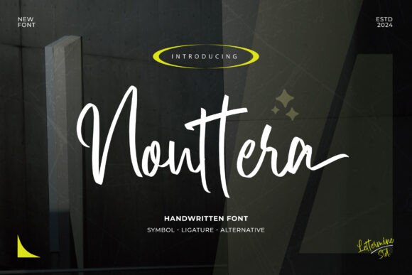 Nouttera: A Bold Script Font for Web Design