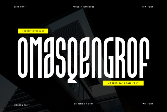 Omasqengrof: A Bold Sans Serif Font for Business Branding