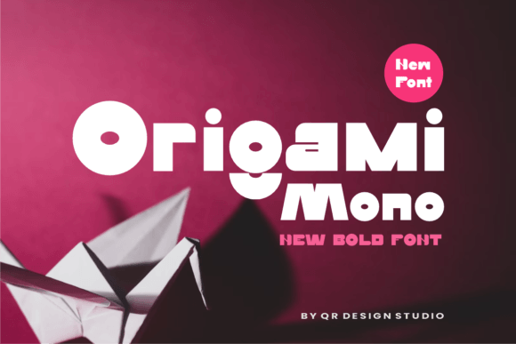 Origami Mono: A Bold Sans Serif Font for Makers