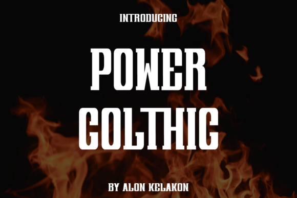 Power Colthic: A Bold Sans Serif Typeface for Modern Editorial Design