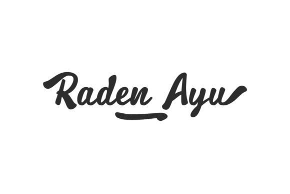 Raden Ayu: A Bold Handwritten Font for Editorial Design