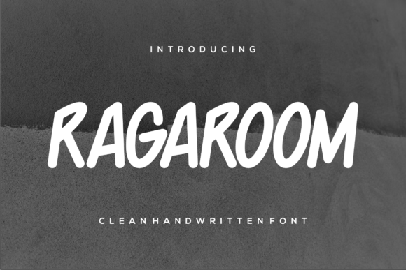 Ragaroom Font: Bold Brush Style for Editorial Design