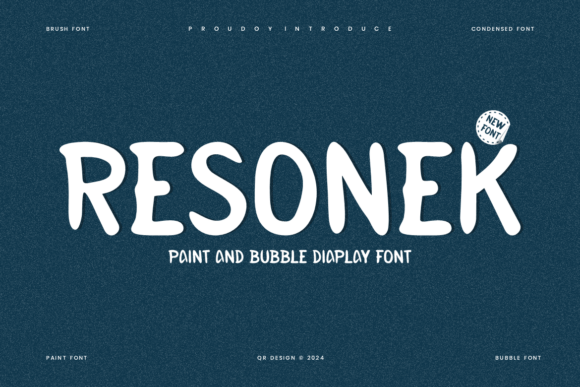 Resonek: The Bold Paint Font for Crafters