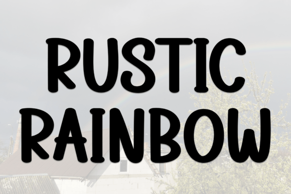 Rustic Rainbow: A Playful Handwritten Font for Bold Branding