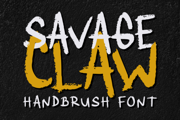 Savage Claw Font: Bold Branding for Small Business