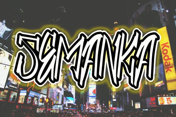 Semanka: A Bold Typeface for Makers