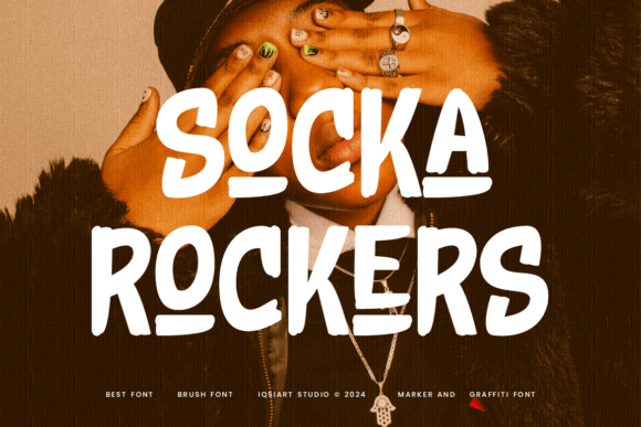 Socka Rockers: A Bold Marker Font for Web Design