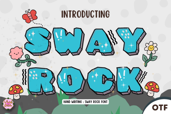 Sway Rock Font for Bold Handmade Labels