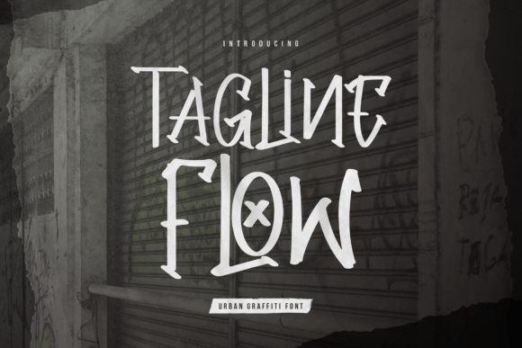 Tagline Flow: A Bold Typeface for Urban Brands