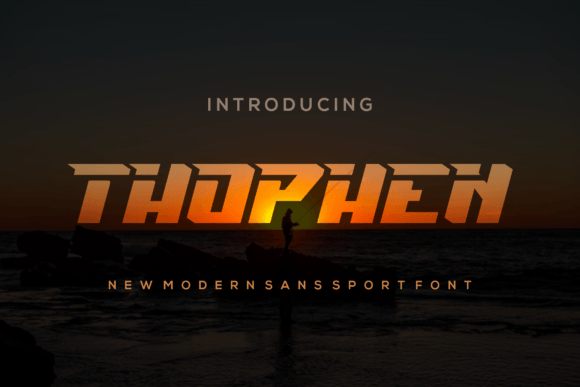 Thophen Font: Bold Branding for Small Business