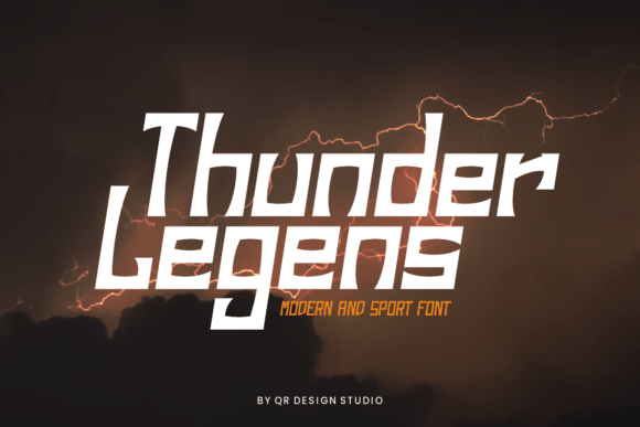 Thunder Legens: A Friendly Decorative Font for Bold Campaigns