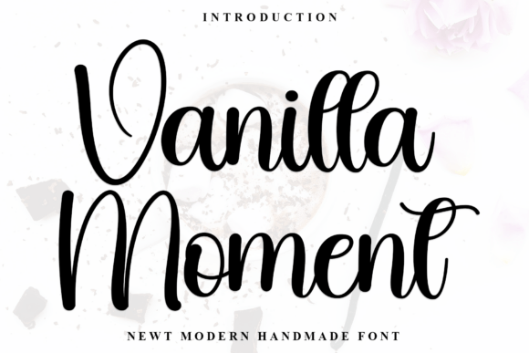 Vanilla Moment: A Bold Handwritten Font for Web Design